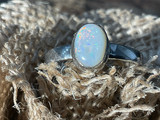 Natural Australian Coober Pedy Opal Ring 15.30 Carat