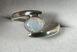 Sterling Silver Opal Ring 8.75 Carat