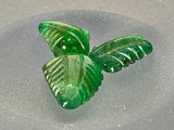 Natural Emerald Leaf , Emerald Jewellery Carving 1.65 Carat to 3.45 Carat