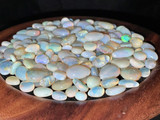 Natural Australian Coober Pedy Pear Shape Opal Beads 186.80 Carat