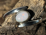 Natural Australian Coober Pedy Opal Ring 9.40 Carat