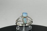 Sterling Silver Opal Ring- 15.8 Carat