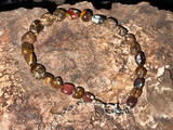 Australian Boulder Opal Tumble Beads  Bracelet 61.30 Carat