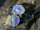 Natural Australian Coober Pedy Opal Ring 15.55 Carat