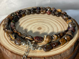 Australian Natural Boulder Opal Beads Necklace 123.15 Carat