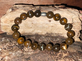 Australian Handmade Boulder Opal Stretchy Bracelet 110.15 Carat