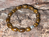 Australian Handmade Boulder Opal Stretchy Bracelet 115.95 Carat