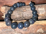 Australian Matrix Opal Round Beads Bracelet 112.50 Carat