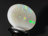 Multicolour Australian Coober Pedy Solid White Opal 5.80 Carat