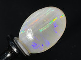 Multicolour Australian Coober Pedy Solid White Opal 7.40 Carat