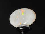 Multicolour Australian Coober Pedy Solid White Opal 10.10 Carat