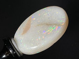 Multicolour Australian Coober Pedy Solid White Opal 9.45 Carat