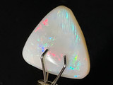 Multicolour Australian Coober Pedy Solid White Opal 7.05 Carat