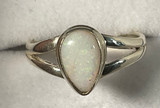 Opal Sterling Silver Ring 15.35 Carat