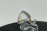 Opal Silver Ring 21.6 Carat
