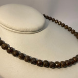 Boulder Opal Round Faceted Beaded Necklace 230 Carat
