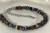 Boulder Opal Tumble Beads Bracelet  25.30 carat