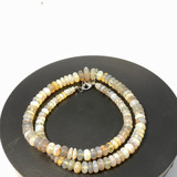 Jelly Opal Smooth Beads Necklace 135 Carat