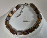 Boulder Opal Faceted Tumble Beads Bracelet
