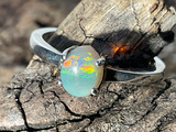 Natural Australian Coober Pedy Opal Ring 13.25Carat