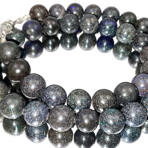 Matrix Opal Ball Beaded Necklace 240 Carat Matrix Opal Ball Beaded Necklace 240 Carat