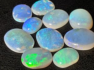 Multicolour Australian Coober Pedi Opal 10 Pc 9.90 Carat