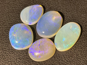 Multicolour Australian Coober Pedi Opal 5 Pc 7.65 Carat Multicolour Australian Coober Pedi Opal 5 Pc 7.65 Carat