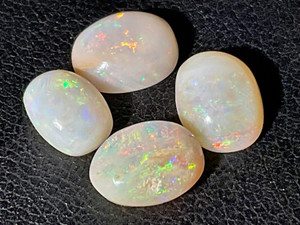 Multicolour Australian Coober Pedi Opal 4 Pc 4.05 Carat Multicolour Australian Coober Pedi Opal 4 Pc 4.05 Carat