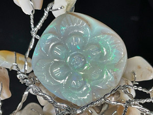 Handmade  Natural Opal Carving 37.70 Carat Handmade  Natural Opal Carving 37.70 Carat