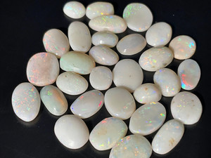 Multicolour Australian Coober Pedy Opal 31 Pc 24.35 Carat Multicolour Australian Coober Pedy Opal 31 Pc 24.35 Carat