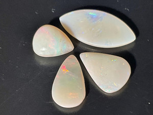 Multicolour Australian Coober Pedi Opal 4 Pc 6.15 Carat Multicolour Australian Coober Pedi Opal 4 Pc 6.15 Carat