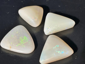 Multicolour Australian Coober Pedi Opal 4 Pc 7.65 Carat Multicolour Australian Coober Pedi Opal 4 Pc 7.65 Carat