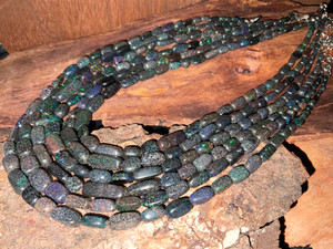 Australian Matrix Tumbled Opal Beaded Necklace 65 Carat to 70 Carat