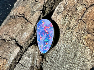 Australian Queensland Doublet Boulder Opal 1.50 Carat Australian Queensland Doublet Boulder Opal 1.50 Carat