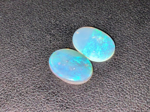 Multicolour Australian Coober Pedi Opal Pair 3.0 Carat Multicolour Australian Coober Pedi Opal Pair 3.0 Carat