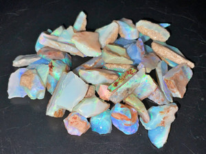 Australian Coober Pedy Uncut Rough Opal Chips 100 Carat Australian Coober Pedy Uncut Rough Opal Chips 100 Carat