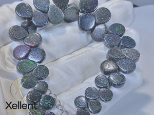 Black Matrix Tear Shape Opal Bracelet Black Matrix Tear Shape Opal Bracelet