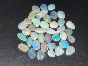 Multicolour Australian Coober Pedy Opal 39 Pc 22.70 Carat Multicolour Australian Coober Pedy Opal 39 Pc 22.70 Carat