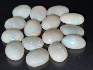 Multicolour Australian Coober Pedy Opal 15 Pc 14.65 Carat