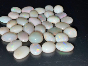 Multicolour Australian Coober Pedy Opal 35 Pc 32.60 Carat Multicolour Australian Coober Pedy Opal 35 Pc 32.60 Carat