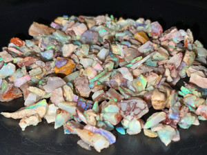 Australian Coober Pedy Uncut Rough Opal Chips 100  Carat