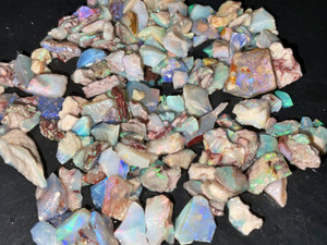 Australian Coober Pedy Uncut Rough Opal Chips 50.20 Carat