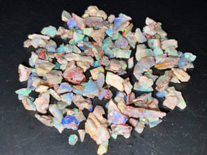 Australian Coober Pedy Uncut Rough Opal Chips 40 Carat