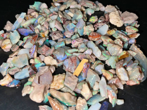 Australian Coober Pedy Uncut Rough Opal Chips 60 Carat