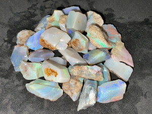 Mintabie, Australian Multicolour Natural Rough Opal 193 Cts