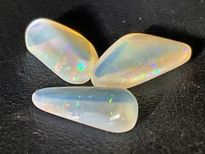 Australian Coober Pedy Opal 3 Pc 4.75 Carat Australian Coober Pedy Opal 3 Pc 4.75 Carat