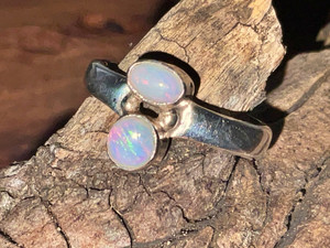 Natural Australian Coober Pedy Opal Ring 16.0 Carat Natural Australian Coober Pedy Opal Ring 16.0 Carat