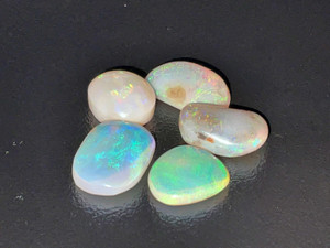 Australian Coober Pedy Opal 5 Pc 10.95 Carat