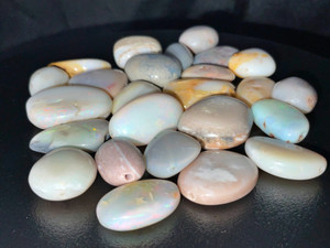 Natural Australian Coober Pedy Tumble Opal Beads 240 Carat