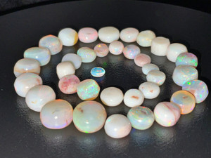 Multicolour Australian Coober Pedy Opal 36 Pc 58.80 Carat